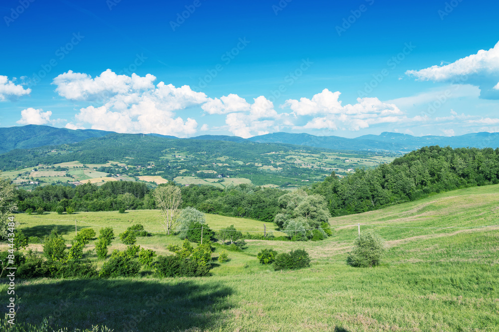 Tuscany. Hills in spring season, Italy