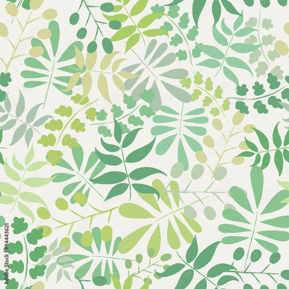 Seamless leaf pattern Seamless leaf pattern