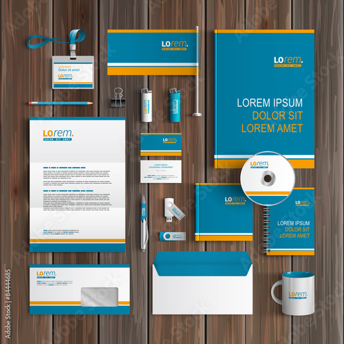 Stationery template design