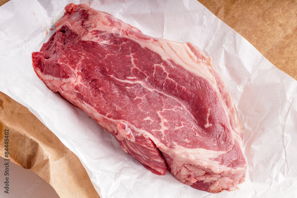 Raw Beef steak meat