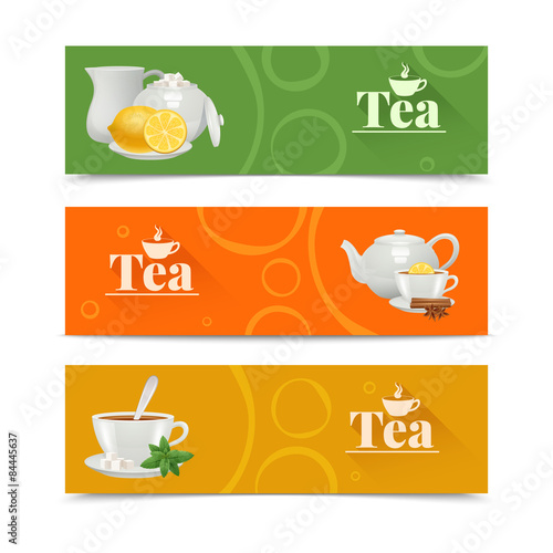 Tea Banners Set