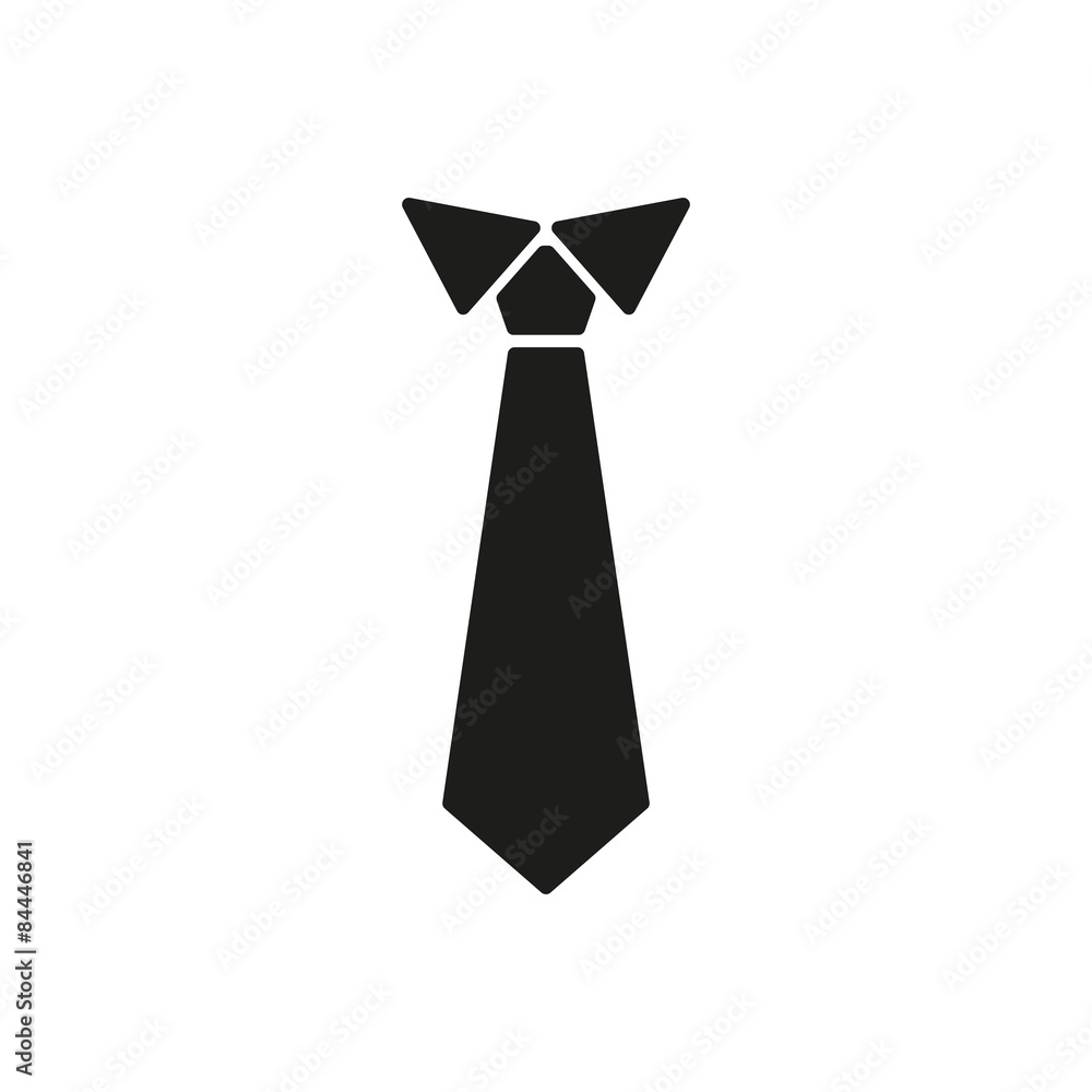 The tie icon. Necktie and neckcloth symbol. Flat - obrazy, fototapety, plakaty 