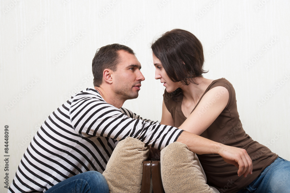 Conversation between a man and a woman Conversation between a man and a woman