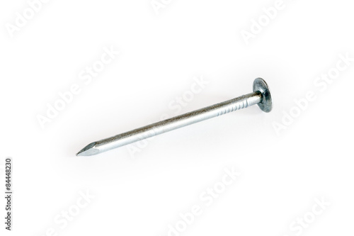 Close-up image of iron nail