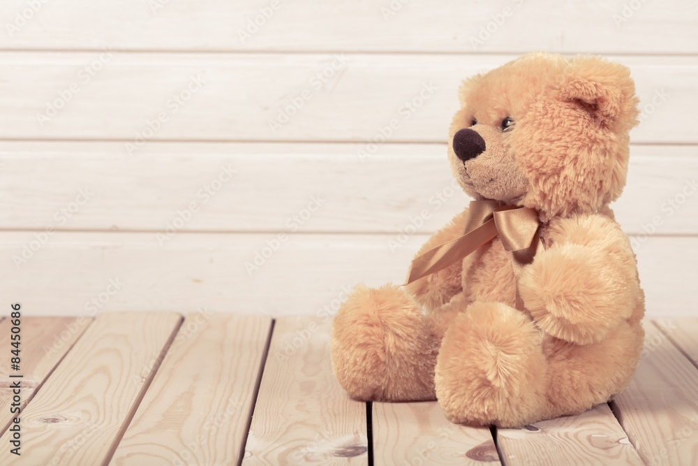 Obraz premium Bear, toy, sad.