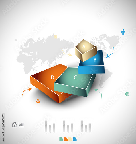 Business infographic template