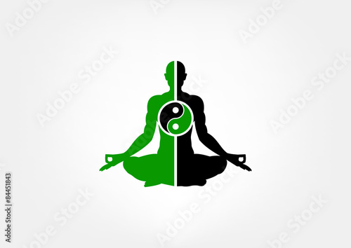  yoga meditation logo