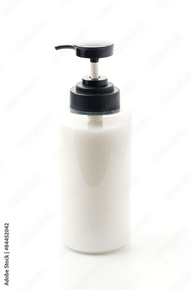Gel, Foam Or Liquid Soap Plastic Bottle White. Gel, Foam Or Liquid Soap Plastic Bottle White.