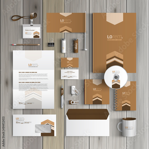 Stationery template design