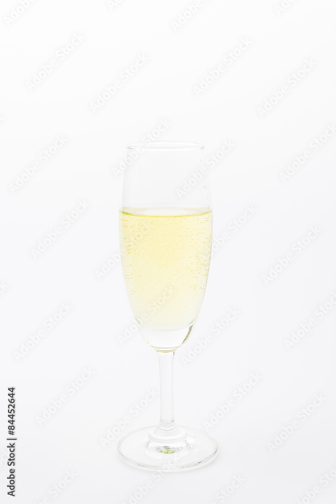 White wine and grapes White wine and grapes