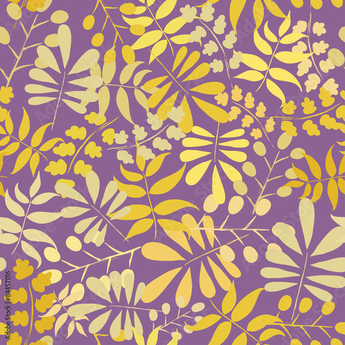 Seamless leaf pattern