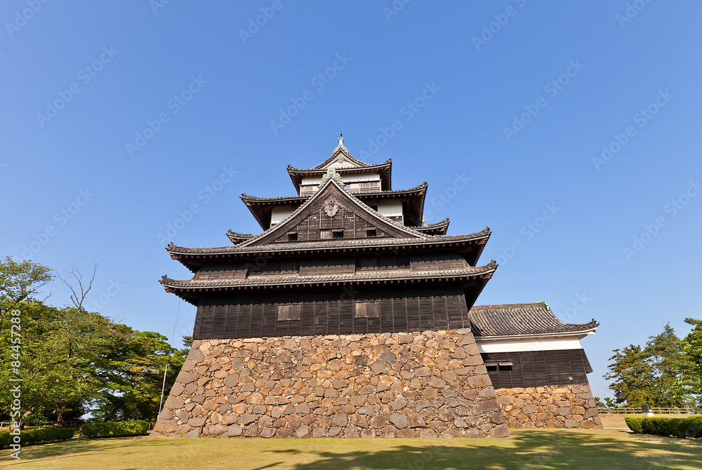 Matsue castle (1611) in Matsue, Shimane prefecture, Japan