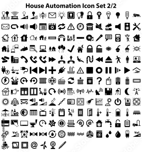 Symbole Hausautomatisierung