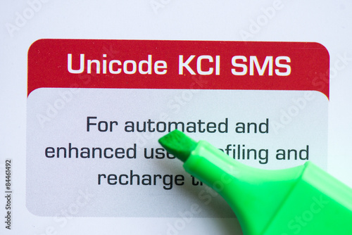 unicode kci sms photo