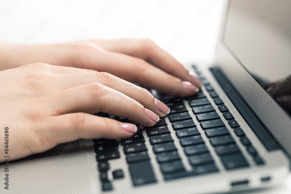 Laptop, closeup, input. Laptop, closeup, input.