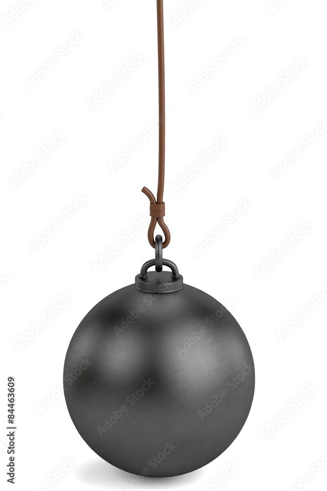 3d render of wrecking ball 3d render of wrecking ball