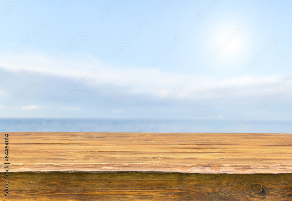 Fototapeta premium empty table