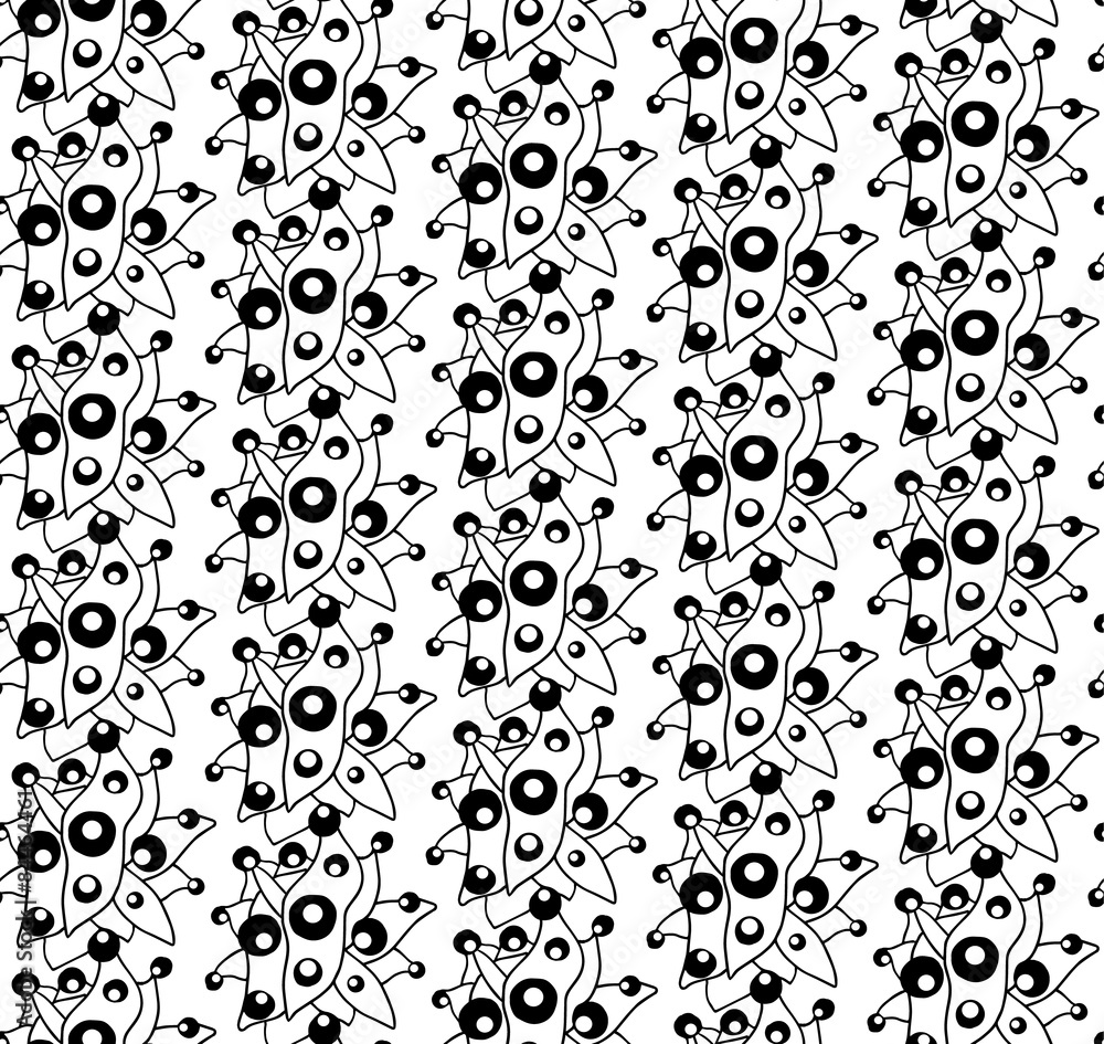 Abstract linear geometric seamless black and white pattern Abstract linear geometric seamless black and white pattern