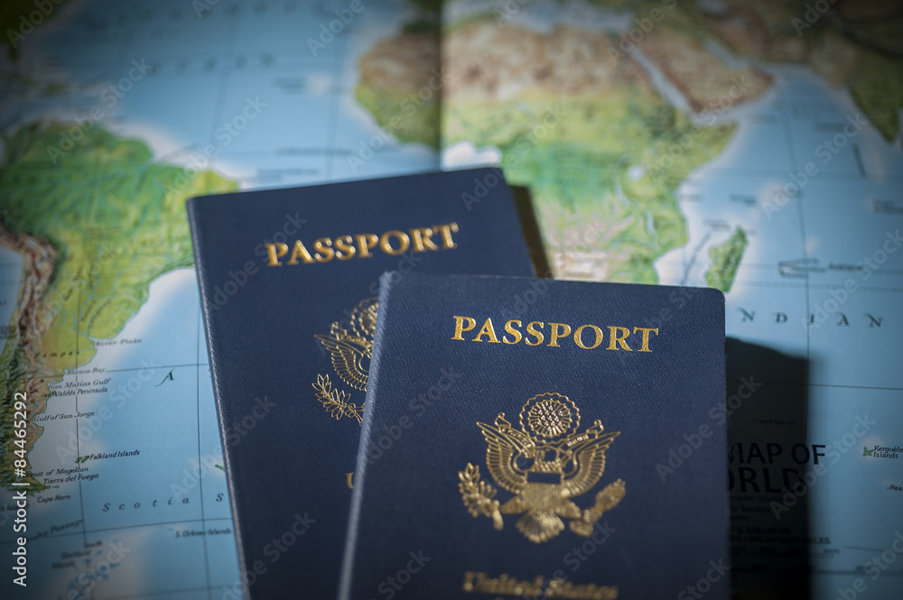 Fototapeta premium Travel documents