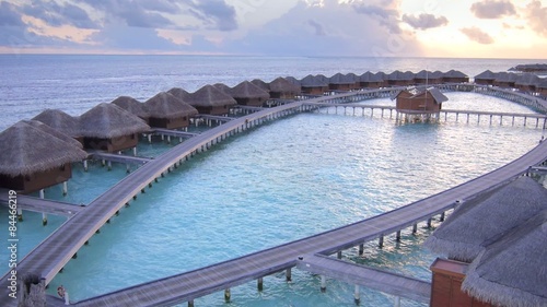 Aerial view of beautiful Maldives
