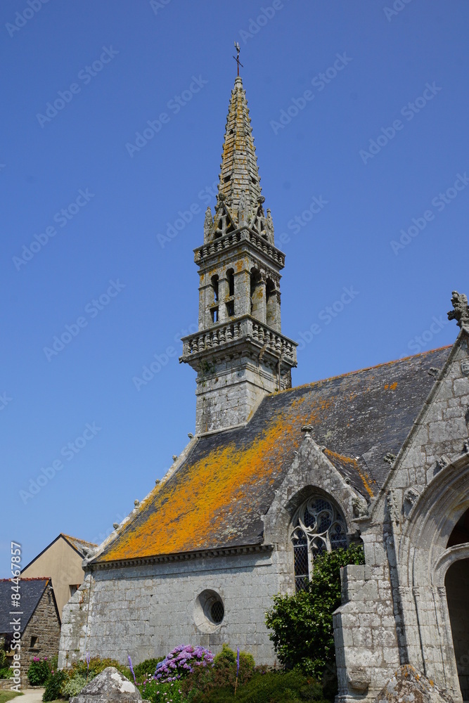 Clocher d'église en Bretagne