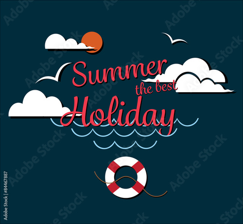 Poster Summer thebest  holiday enjoy photo