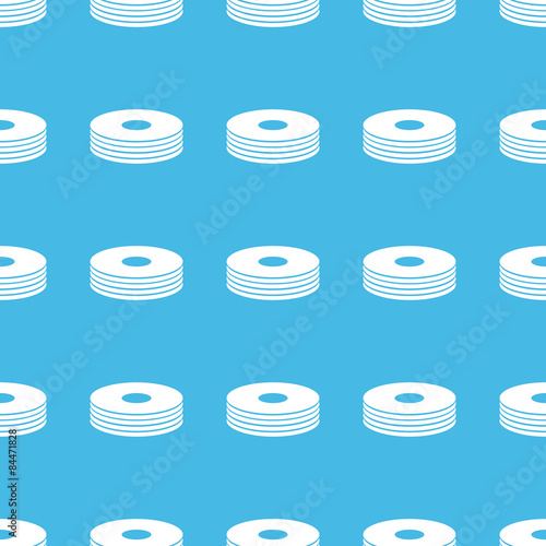 Disc pile straight pattern