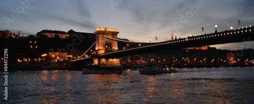 Canvas Print PUENTE DE LAS CADENAS DE BUDAPEST