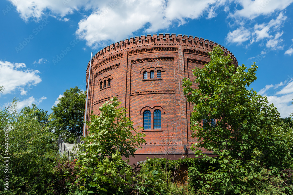 Fototapeta premium Altes Gasometer in Zwickau