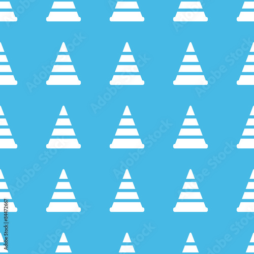 Traffic cone straight pattern