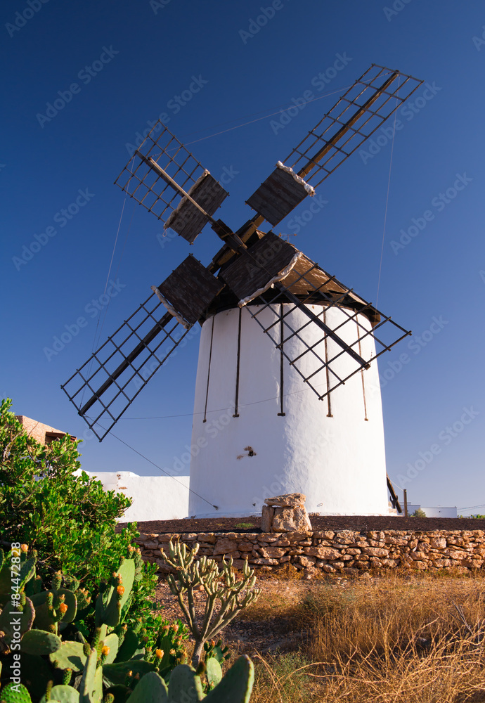 Windmill in Tiscamanita, Fuerteventura 