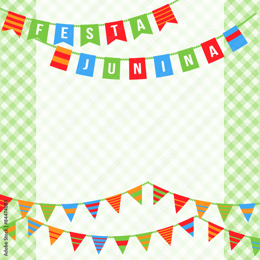 Obraz premium Festa Junina illustration - Brazil june festival