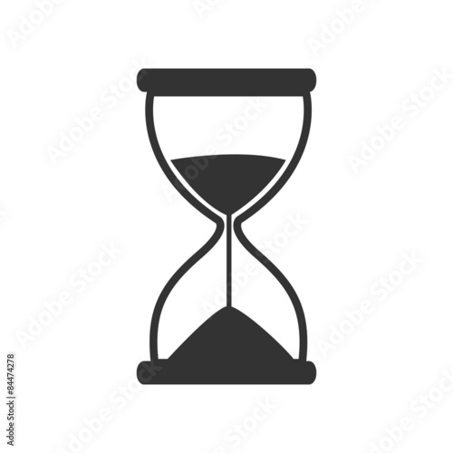 Hourglass icon vector