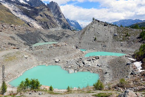 Ghiacciaio e laghi del Miage - Val Veny -Monte Bianco photo