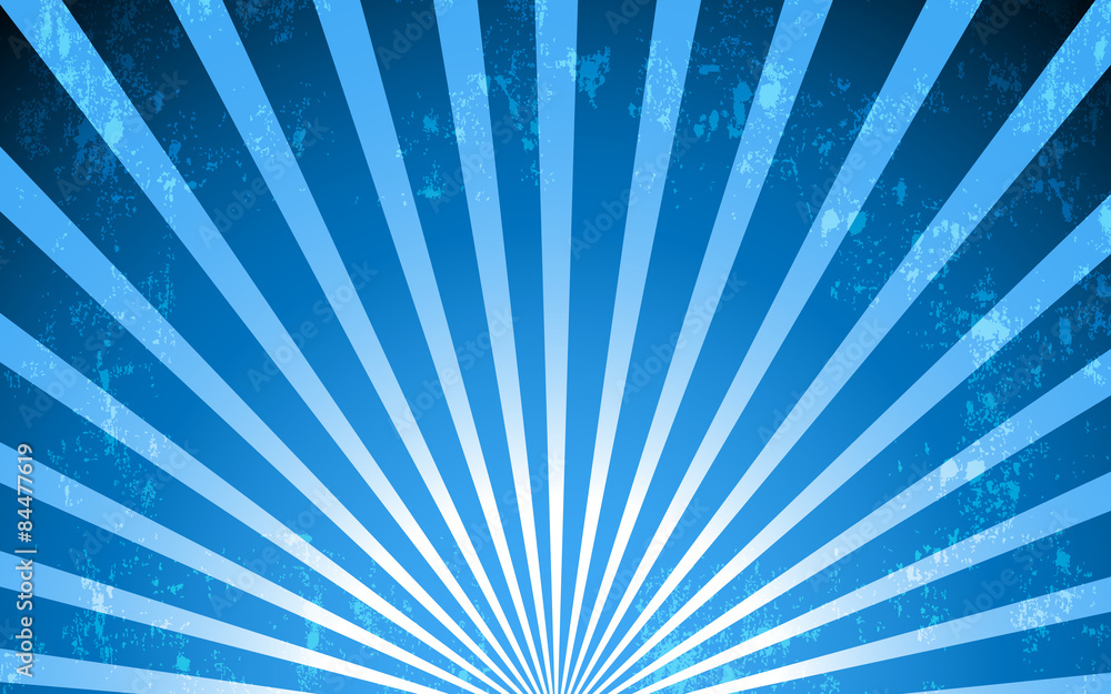 Fototapeta premium vector blue radial vintage style background