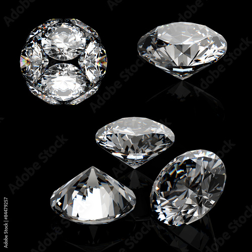 Diamonds. Jewelry Background
