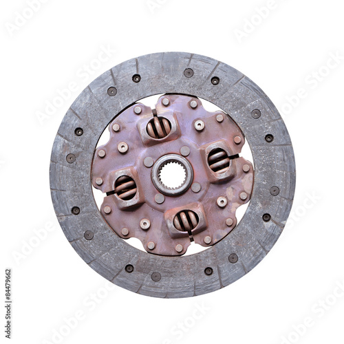 Clutch disc isolated on white background