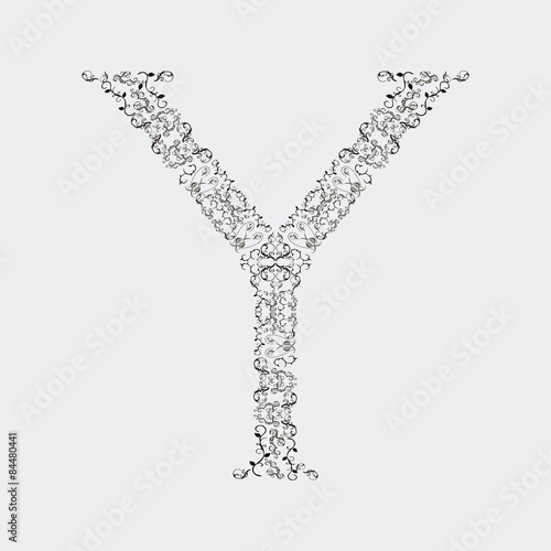 Y LETRA PAPEL PINTADO