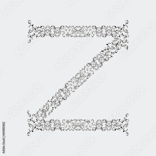 Z LETRA PAPEL PINTADO