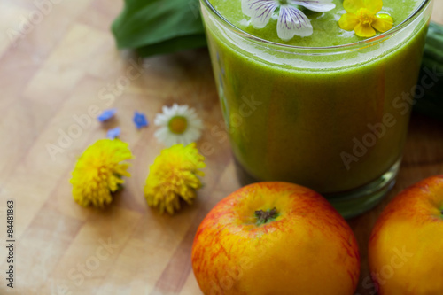 fresh smoothie - gesund  frisch  Obst  Gem  se    pfel  Gurke