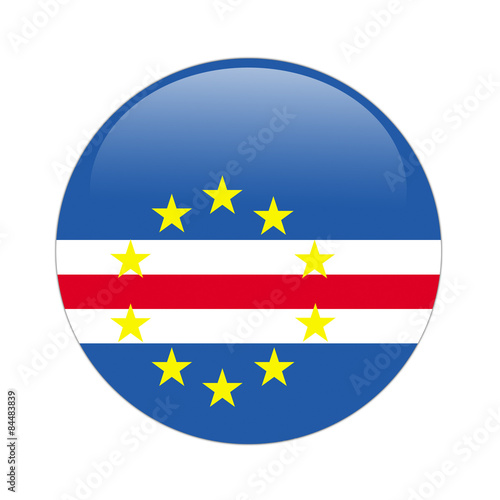 Cape Verde flag button on white Free Download Cape Verde flag button on white - GFXLoad