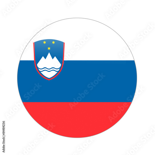 Slovenia flag button on white Free Download Slovenia flag button on white - GFXLoad