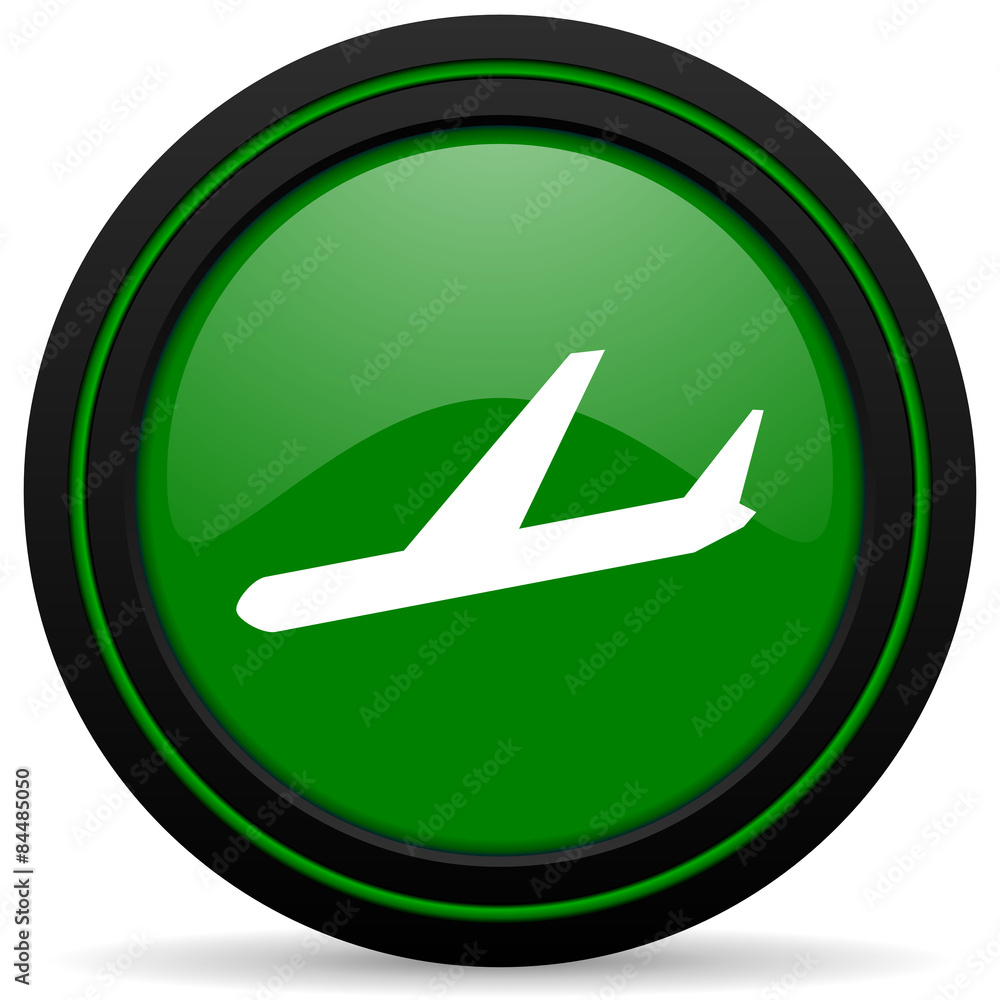 arrivals green icon plane sign arrivals green icon plane sign
