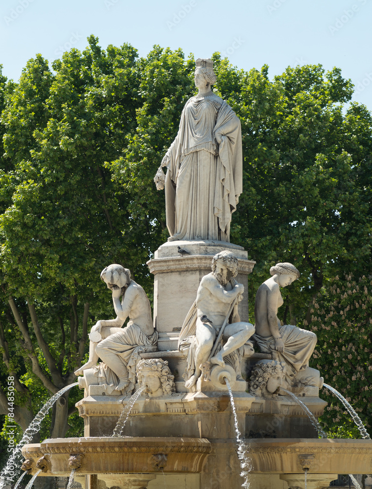 Obraz premium Fontaine de Nîmes