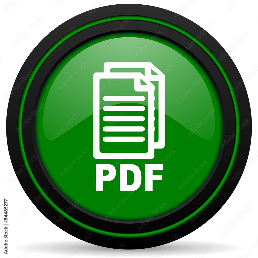 pdf green icon pdf file sign pdf green icon pdf file sign