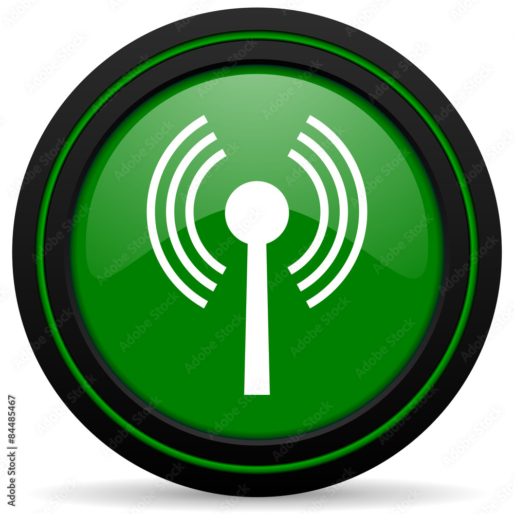 wifi green icon wireless network sign wifi green icon wireless network sign
