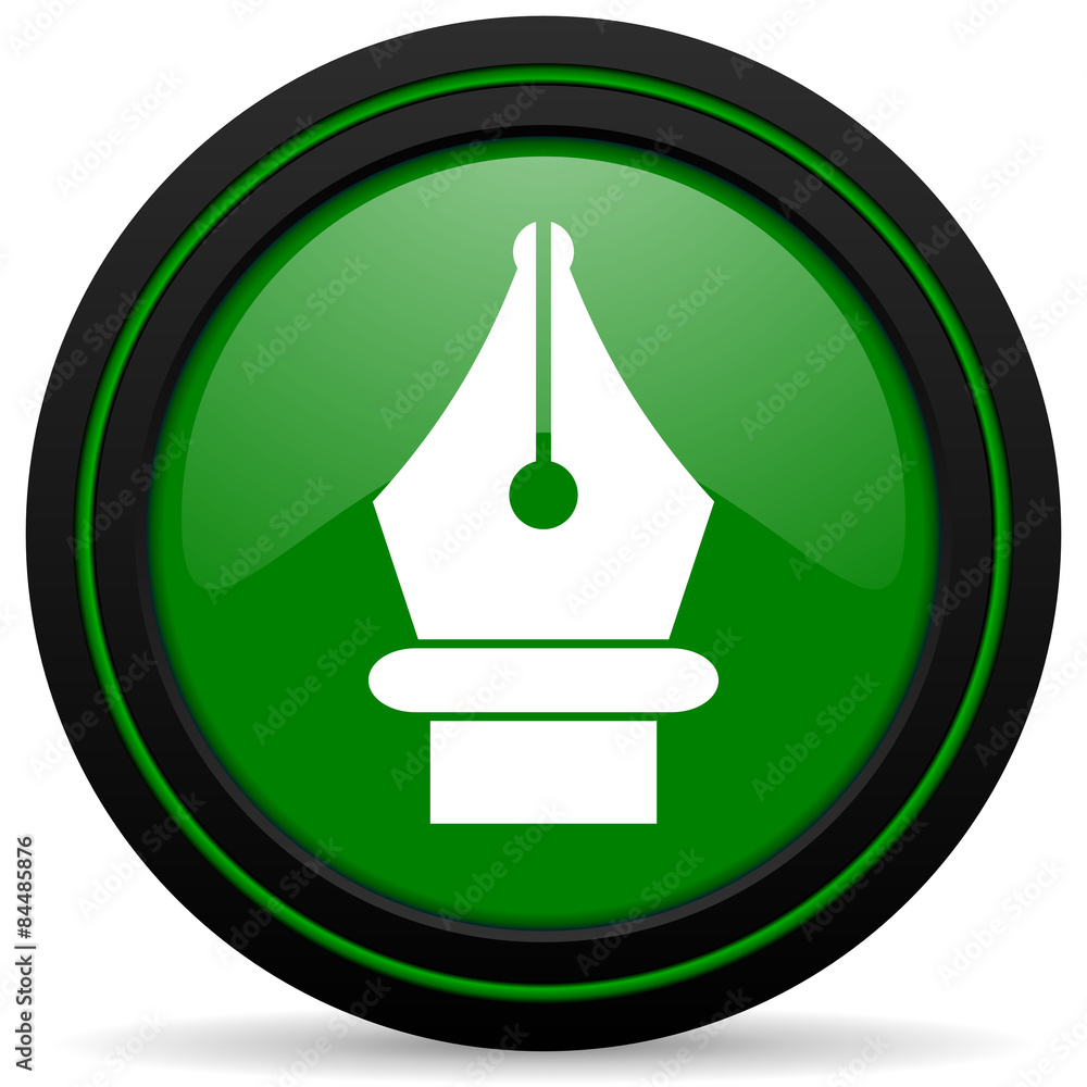 pen green icon