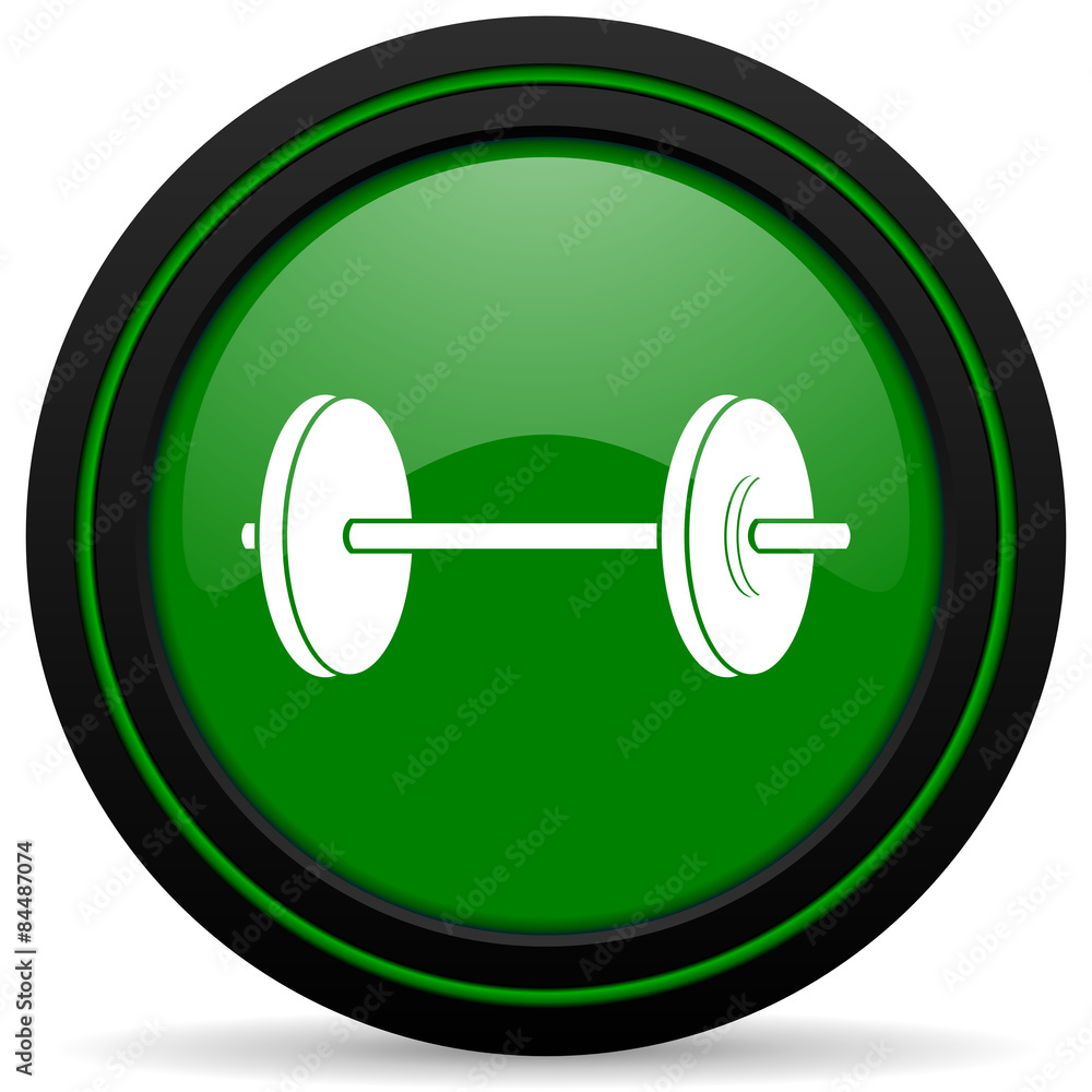 fitness green icon fitness green icon