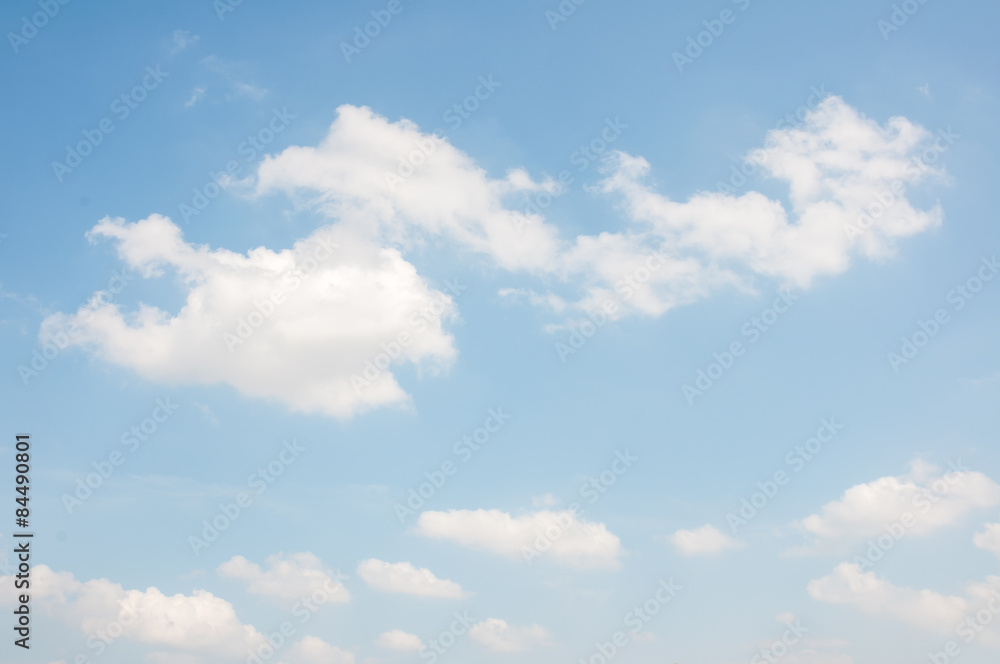 Fototapeta premium blue sky background with clouds