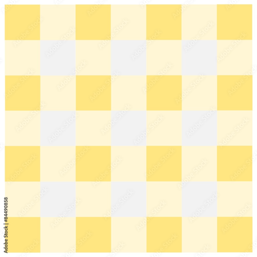  Yellow checkered tablecloths pattern